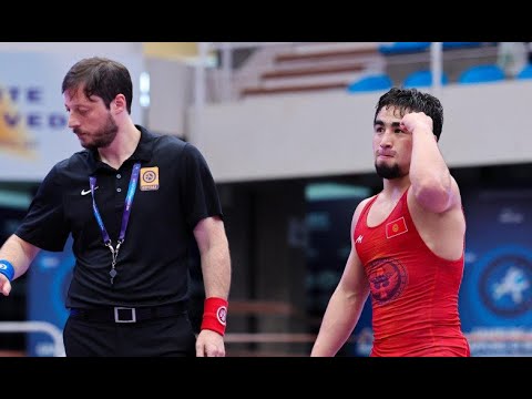 Видео: Taiyrbek ZHUMASHBEK UULU (KGZ) df. Yasin REZAEIAGHOUZGOLEH (IRI) Азия чемпионаты / жарым финал