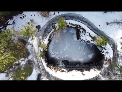 Видео: Мраморный каньон зимой, Рускеала, Карелия