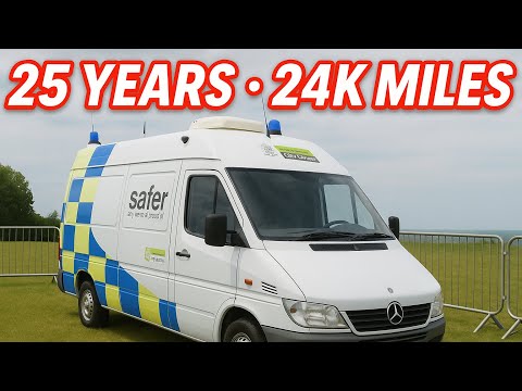 Видео: Бывший полицейский фургон с системой видеонаблюдения… состояние ужасное.