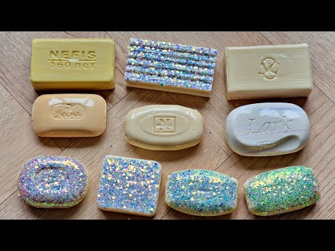 Видео: ASMR SOAP. 🤍💛Резка сухого мыла. Satisfying video💛🤍