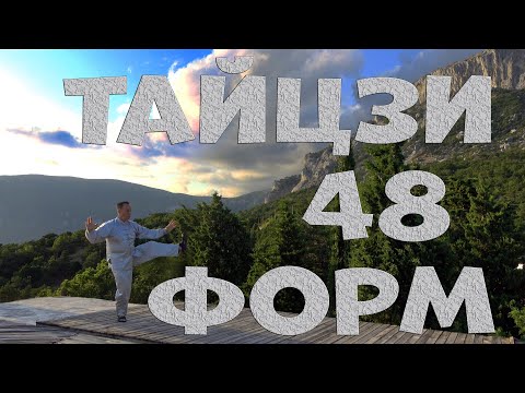 Видео: Тайцзицюань 48 форм