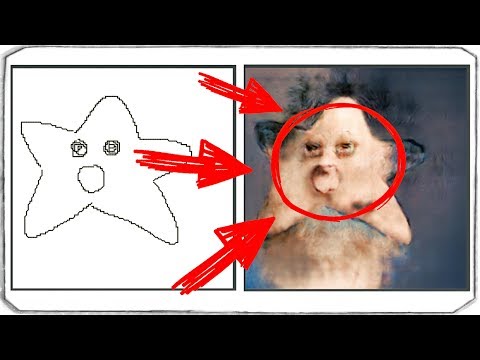 Видео: РИСУЮ ОЛЕГА БРЕЙНА! - PIX2PIX