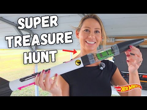 Видео: Мы запустили супер-поиск сокровищ Hot Wheels на ракете! 🚀