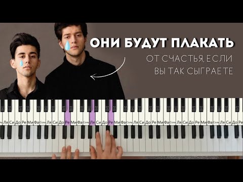 Видео: как играть ВЕЧЕРА RaufFaik - разбор песни на фортепиано + ПРОСТЫЕ НОТЫ