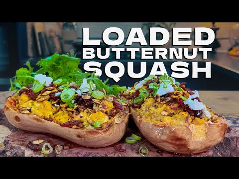 Видео: Как приготовить рецепт мускатной тыквы с начинкой