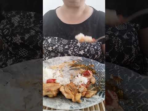 Видео: MUKBANG/АСМР Курица с Рисом
