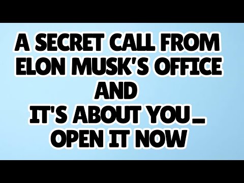 Видео: 🧿Секретный звонок из офиса Илона Маска — и он о тебе... Открой его сейчас