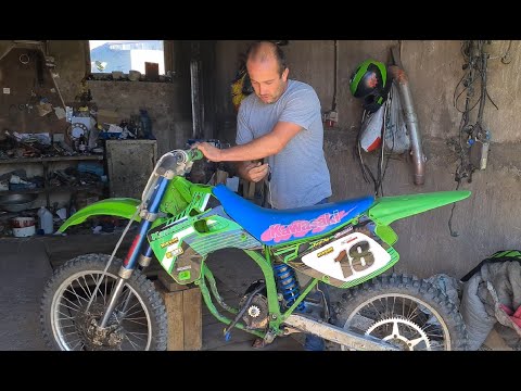 Видео: Kawasaki Kx переделка в electro. Новый проект