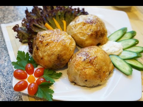 Видео: Фаршированные куриные бедрышки.