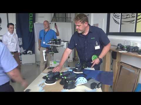 Видео: шлифмашины и расходники Festool