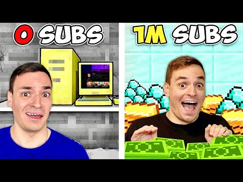Видео: ОТ НУЛА ДО МИЛИОН АБОНАТИ В МАЙНКРАФТ YOUTUBER SIMULATOR!