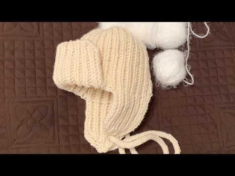 Видео: 1 часть. Детская шапка ушанка на девочку 3 года// подробный МК//👍🥰