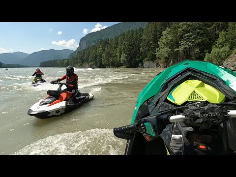 Видео: гидроциклы, Катунь.