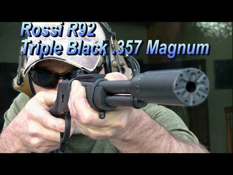 Видео: Обзор Rossi R92 Triple Black. Золотая рукоятка или просто свинцовый грузик?