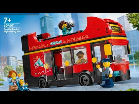 Видео: Обзор + сборка набора Lego City 60407 | Двухэтажный Туристический Автобус |