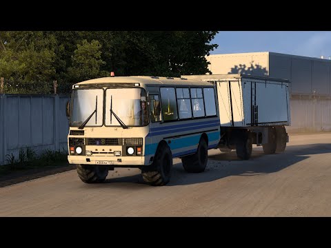 Видео: [ETS 2] Off the grid Map_PAZ (ПАЗ) 3203_BDF Cargo Huling From Severo Kurilsk