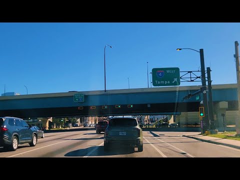 Видео: [4k] Orange Blossom Trl/Автомобильная экскурсия по центру Орландо, Флорида