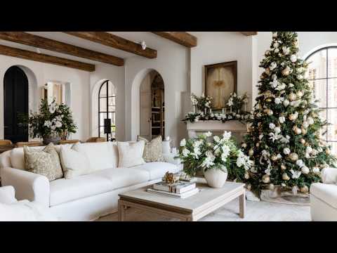 Видео: Рождественский дом 2025 года по мотивам Нэнси Майерс | Уютные, шикарные и элегантные идеи праздни...