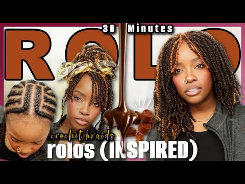 Видео: 🍫💁🏿‍♀️ Мои новые 30-минутные косы-роллы «Мини-твист» на коротких натуральных волосах типа 4 | МЭР...