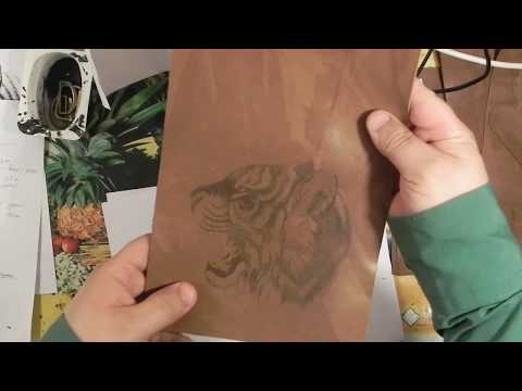 Видео: Технология термопечати на коже. Thermal printing technology on natural leather