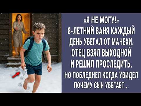 Видео: "Я НЕ МОГУ!" 8-летний Ваня каждый день убегал от мачехи. Отец проследил за ним и онемел поняв почему