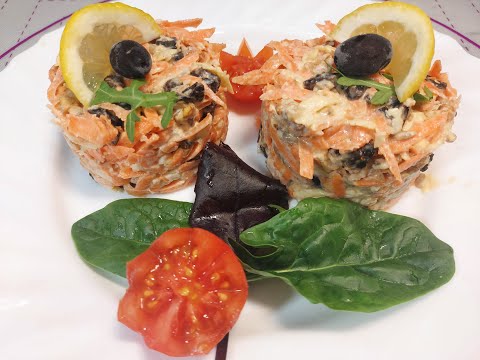 Видео: корисний вітамінний салат з морквою та чорносливом  salad with carrots and prunes