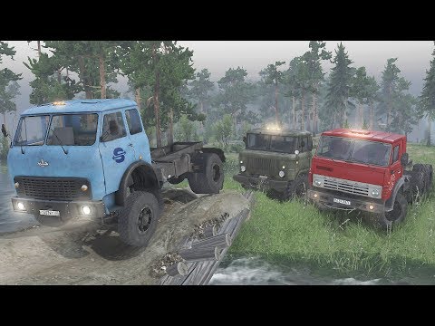 Видео: Битва СОВЕТСКИХ ГРУЗОВИКОВ - SpinTires