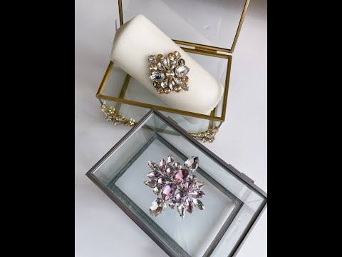 Видео: Инкрустация стразами ,как и какими материалами.