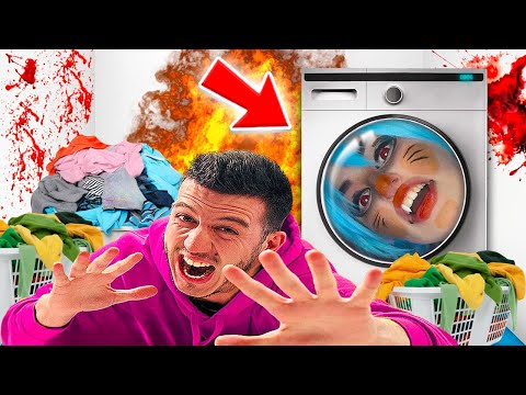 Видео: ИЗПРАХ СИ ГАЩИТЕ В ПРОКЪЛНАТА ПЕРАЛНЯ | ЩЕ УМРА, АКО МЕ ХВАНЕ!