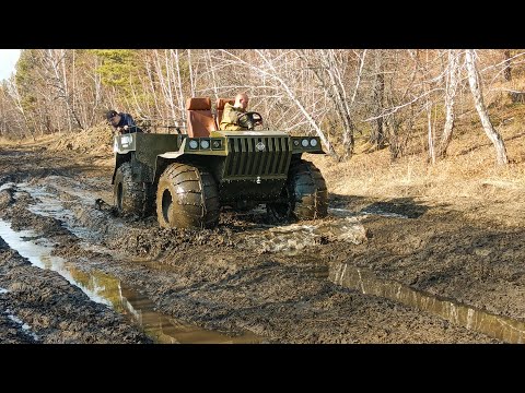 Видео: Задание которое могло закончиться трагедией. Вездеход Байкал