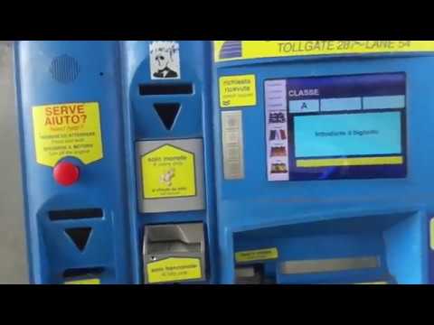 Видео: Как в Италии платить за платные автострады