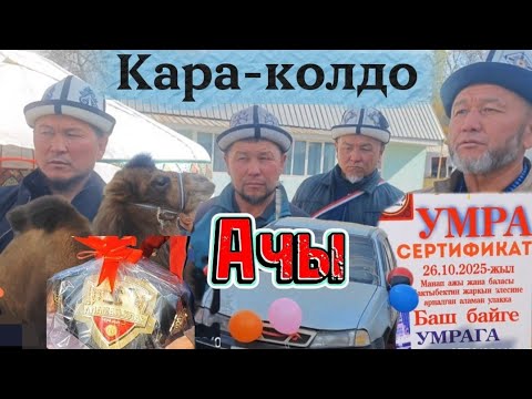 Видео: Ачы Кара-колдо ото чон улак 26-Октябрь