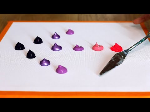 Видео: Зимний пейзаж ❄️ | Рождественская акриловая живопись