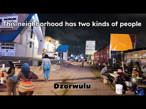 Видео: НОЧНАЯ ЖИЗНЬ В АККРЕ. САМЫЙ СПОКОЙНЫЙ РАЙОН, ДЗОРВУЛУ