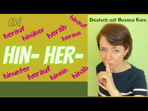 Видео: 🇩🇪 hin- her- направление движения в немецком языке