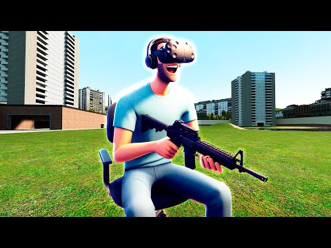 Видео: VR В ГАРРИС МОД ЧТО МОЖНО ДЕЛАТЬ В SANDBOX OCULUS QUEST 3 GMOD Garry's Mod