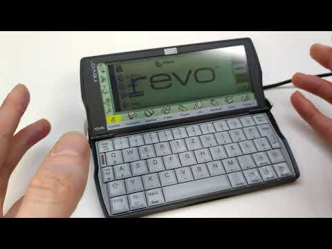 Видео: Psion Revo Plus КПК органайзер PDA из 1999