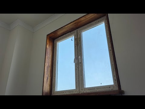 Видео: Откосы из дуба.  Дубовые откосы и подоконники.Чем покрыть подоконник и откос из дуба.