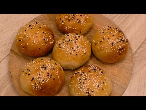 Видео: БУЛОЧКИ ДЛЯ БУРГЕРОВ НА ЗАКВАСКЕ * ВОЗДУШНЫЕ *🌷