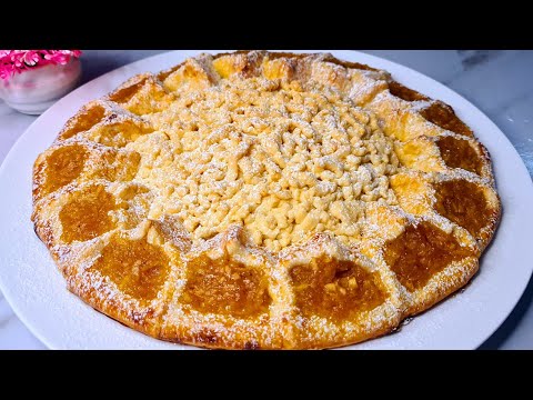 Видео: Боже мой!Очень вкусный яблочный пирог!Оно получило тысячи просмотров!!
