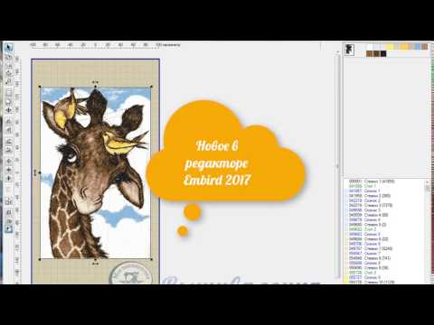 Видео: Новое в редакторе Embird 2017