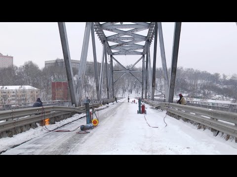 Видео: Закрытие моста. АП-2 корректирует движение автобусов