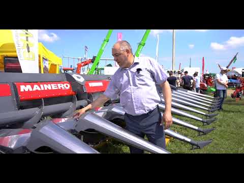 Видео: Обзор безрядковой жатки для уборки кукурузы MAINERO MDD200