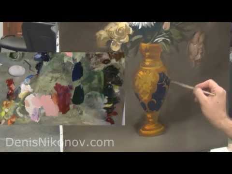 Видео: цветы в вазе