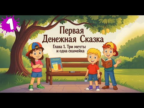 Видео: «Три мечты и одна скамейка» – Первая Денежная Сказка для детей – волшебная история!