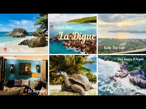 Видео: Сейшелы🇸🇨Остров La Digue/нас не впечатлил😏Парочка хороших заведений. Классный пляжик Anse Patates😍