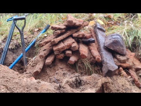 Видео: Нашли не битое место!Нужен экскаватор! Здесь тонны металла!
