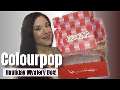 Видео: COLOURPOP HAULIDAY MYSTERY BOX: На этот раз успех или провал?