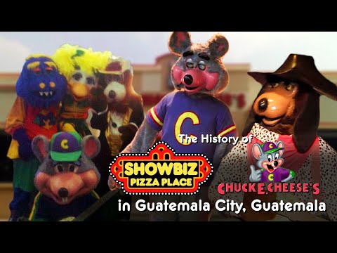 Видео: История пиццерии Showbiz Pizza Place и Chuck E. Cheese в Гватемале, Гватемала