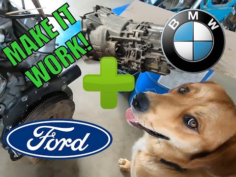 Видео: Установка коробки передач BMW ZF на двигатель V6 от Cologne | Ford Sierra Coupe Turbo — сборка Tr...